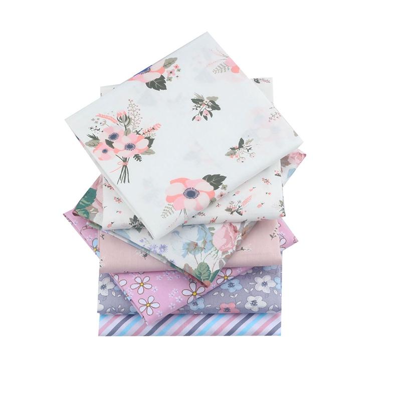 CORHAD 15 pcs Patchwork Group Floral Christmas Sewing Squares Fat Quarter  Fabric Patchwork Cloth Fat Quarter Bundle Embroidery Fabric Squares Sewing