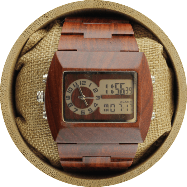 Buy Digital Wooden Red Scandal Watch - Angie Wood Creations