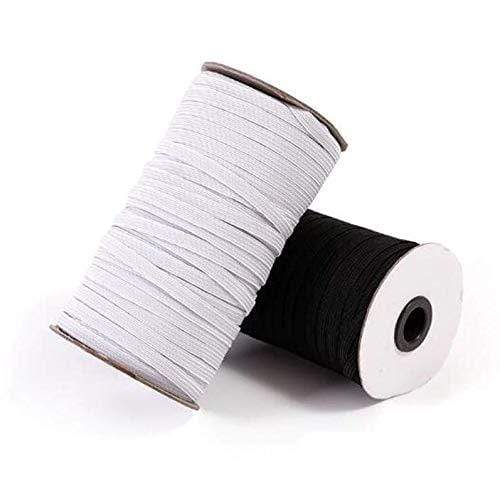 1/2 Inch Elastic Bands for Sewing, 50 Yards Length Flat Stretch