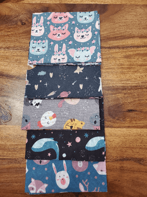 Angie Wood Creations 5 pcs/lot 16" x 19" KIDS ENFANT Fabric Cotton Fabric twill Patchwork Quilting Patchwork Fabric Textile Sewing Crafting Fat Quarter Bundles
