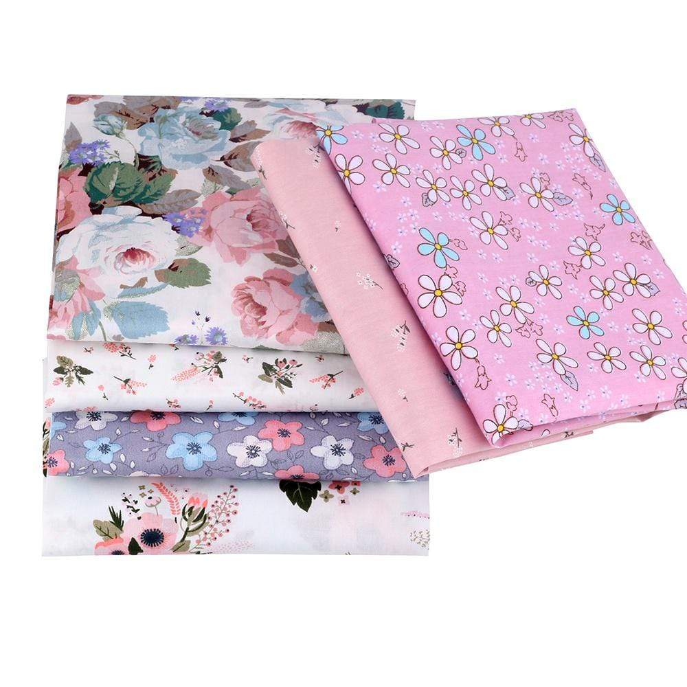 Booksew Telas De Algodon Para Patchwork Cotton Fabric Flowers Printed  Needlework Quilting Clothes for Sewing Material