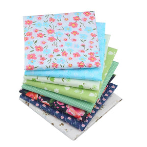 7-8 pcs/lot 19 x 19 Printed Floral Cotton Fabric for Patchwork