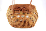 Angie Wood Creations Handmade Round Ata Bali High Quality Rattan Basket Mandul Round bag