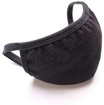 White Black Fast Shipping from Canada - Unisex Cotton Mouth Mask Adjustable Anti Dust Face Mask,Black Cotton Mouth