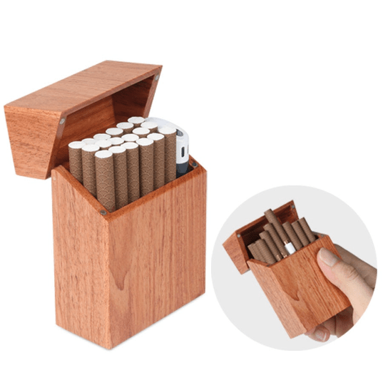 Angie Wood Creations Engrave Wooden Cigarette box, Engrave business card box, Bamboo Box business card holder.