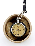 Custom Pocket Watch, Engraved Personalized Mens Watch (P004)