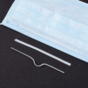 Plastic Strips ,Nose Wire,DOUBLE Wire ,Nose Bridge for Mask, 8CM Flat Nose Clips, Nose Bridge, Bracket DIY, Wire Sewing, Crafts Mask nose