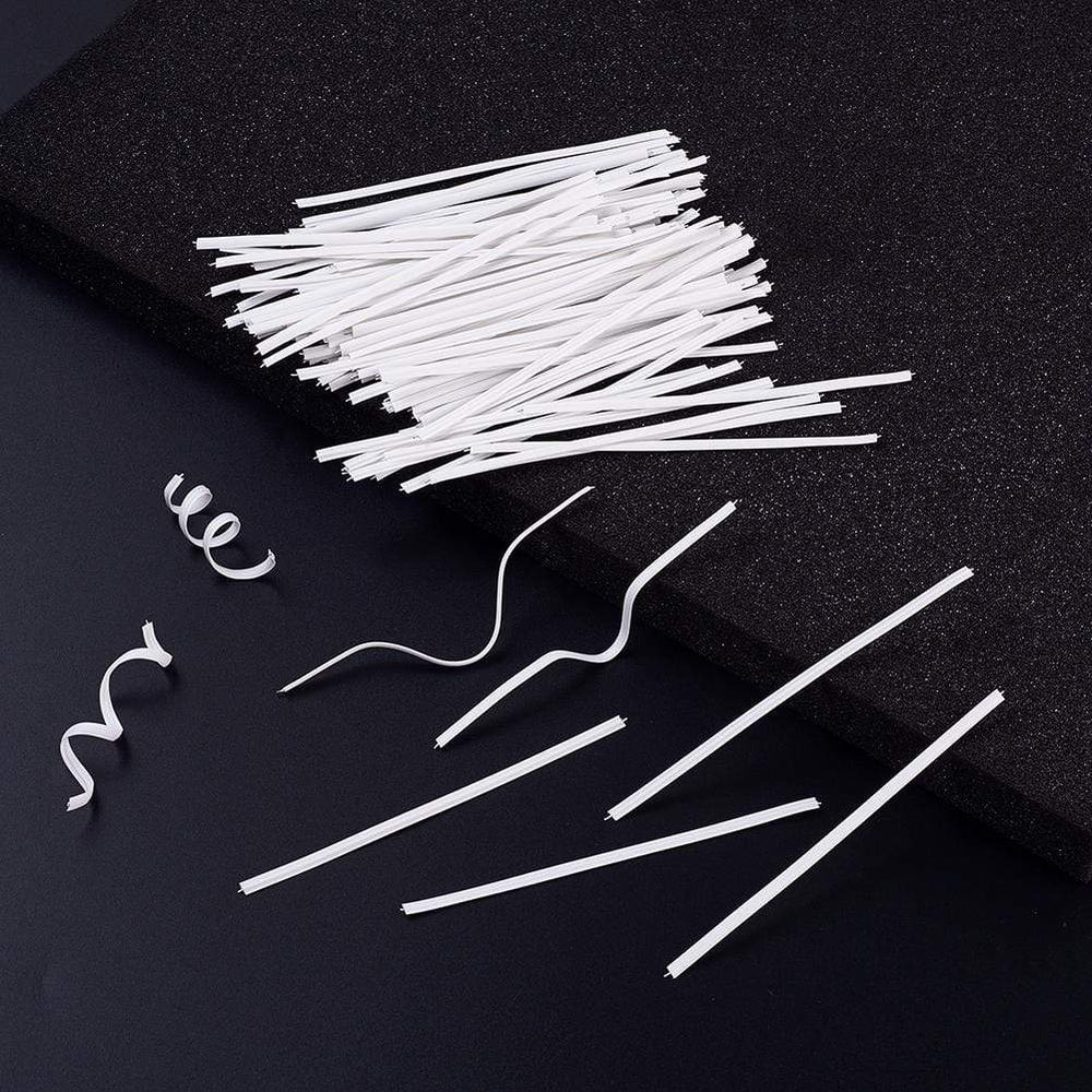 Plastic Strips ,Nose Wire ,Single Wire ,Nose Bridge for Mask, 8CM Flat Nose Clips, Nose Bridge, Bracket DIY, Wire Sewing, Crafts Mask nose