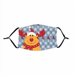 Angie Wood Creations Handmade Mask&3mmElastic Red Chrismas masks Cotton Mouth Mask Adjustable Anti Dust Face Mask,Floral Cotton Mouth