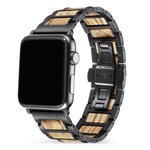 Stainless Apple Watch Wood Band,Natural Wooden Apple Watch Strap Apple Watch Series,I watch wood band,Apple watch bracelet,i watch