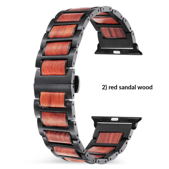 Stainless Apple Watch Wood Band,Natural Wooden Apple Watch Strap Apple Watch Series,I watch wood band,Apple watch bracelet,i watch