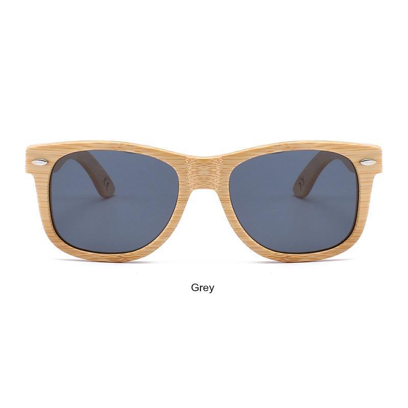 GM Natural Bamboo Wooden Sunglasses Handmade Polarized Glasses Mirror  Coating Lenses Eyewear With Gift Box