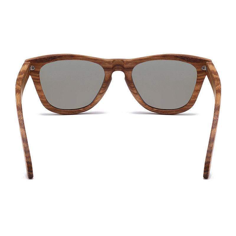 Wooden Designer Polarized Sunglasses | Esoteric by AOFE Eyewear | Mirrored  Photochromic UV400 Square Lenses