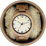 Angie Wood Creations Bamboo Men's Watch with Pale Bamboo Dial