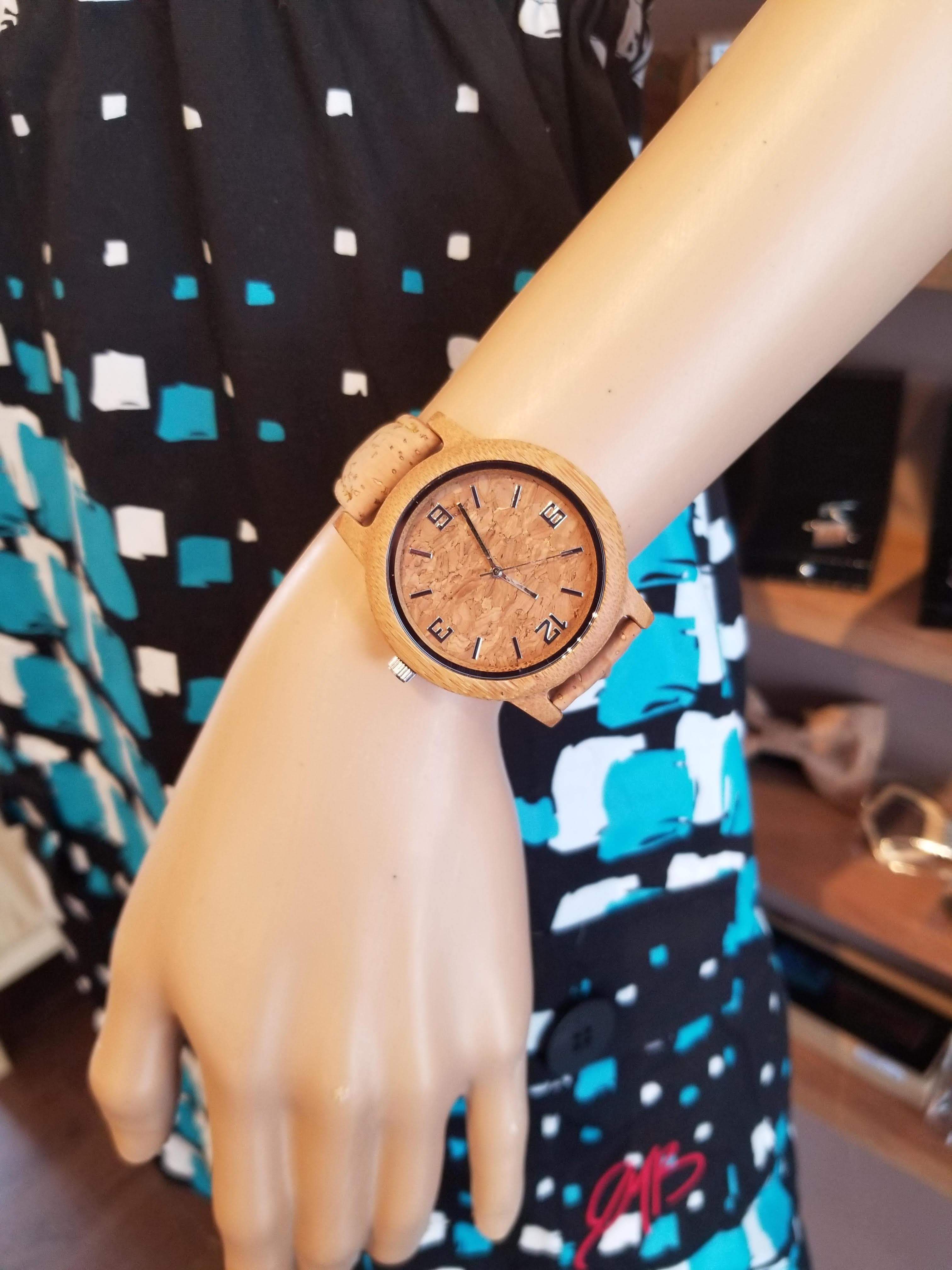 Buy Angie Wood Creations Personalized Cork Watch. Order Now