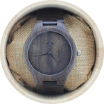 Angie Wood Creations Dark Sandalwood Men's Watch With Matching Bracelet
