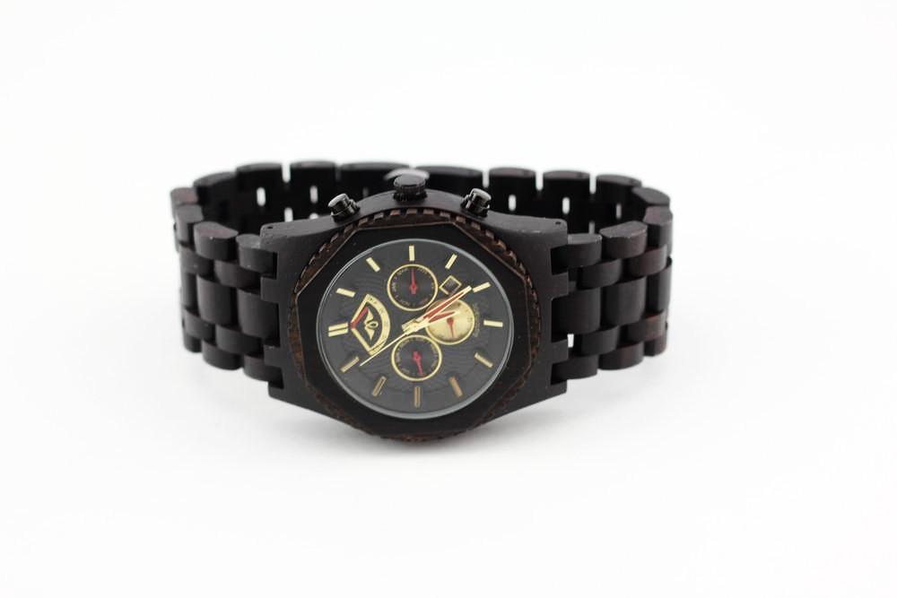 Buy Ebony Men's Watch with Ebony Dial and Leather Strap – Angie