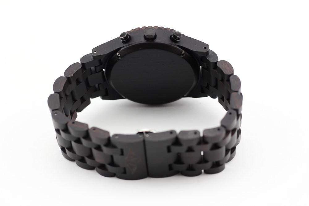 Angie Wood Creations Ebony Men’s Automatic Watch with Ebony Dial