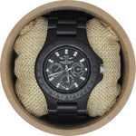Angie Wood Creations Ebony Men's Watch With Ebony Bracelet and Dial