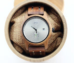 Angie Wood Creations Rosewood Men’s Watch With Stainless Steel Inlay