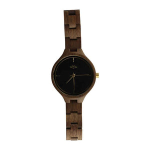 Buy Teak Women's Watch with Teak Bracelet and Gold Hands – Angie