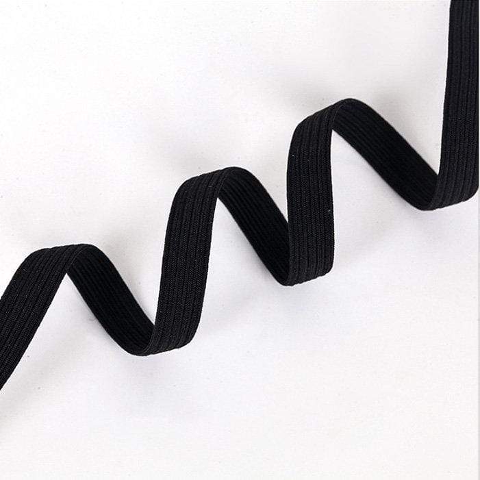 Thin Sewing 3mm Elastic Band White/black Color High Elastic Flat Rubber  Band, Waist Band, Thin Belt Sewing Garment Accessory 
