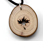 Engrave wood necklace,Handcraft unique maple wood pendant,Engrave wood necklace,Wood pendant, Wood necklace for men,Women necklace,Wood
