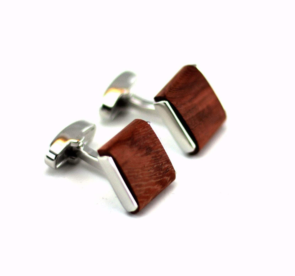Engraved cufflink, wood cufflink, men cufflink,Wooden cufflinks (CL010)