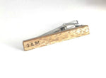 Engraved tie clip, wood tie clip, men tie clip,Wooden tie-clip,Wood,Groomsmen tie clip,Grooms gift,Personalized cufflinks,Engraved TC003