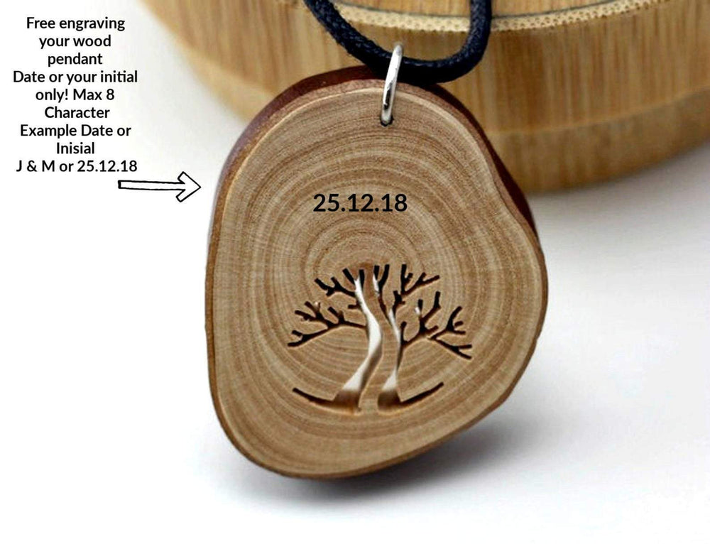Buy Mens Dark and Light Brown Wood Beaded Necklace | JaeBee Jewelry