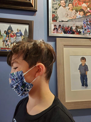 Kids Face mask,Child Face Mask Comfy Mask Unique Fabrics Reversible Washable Free Shipping
